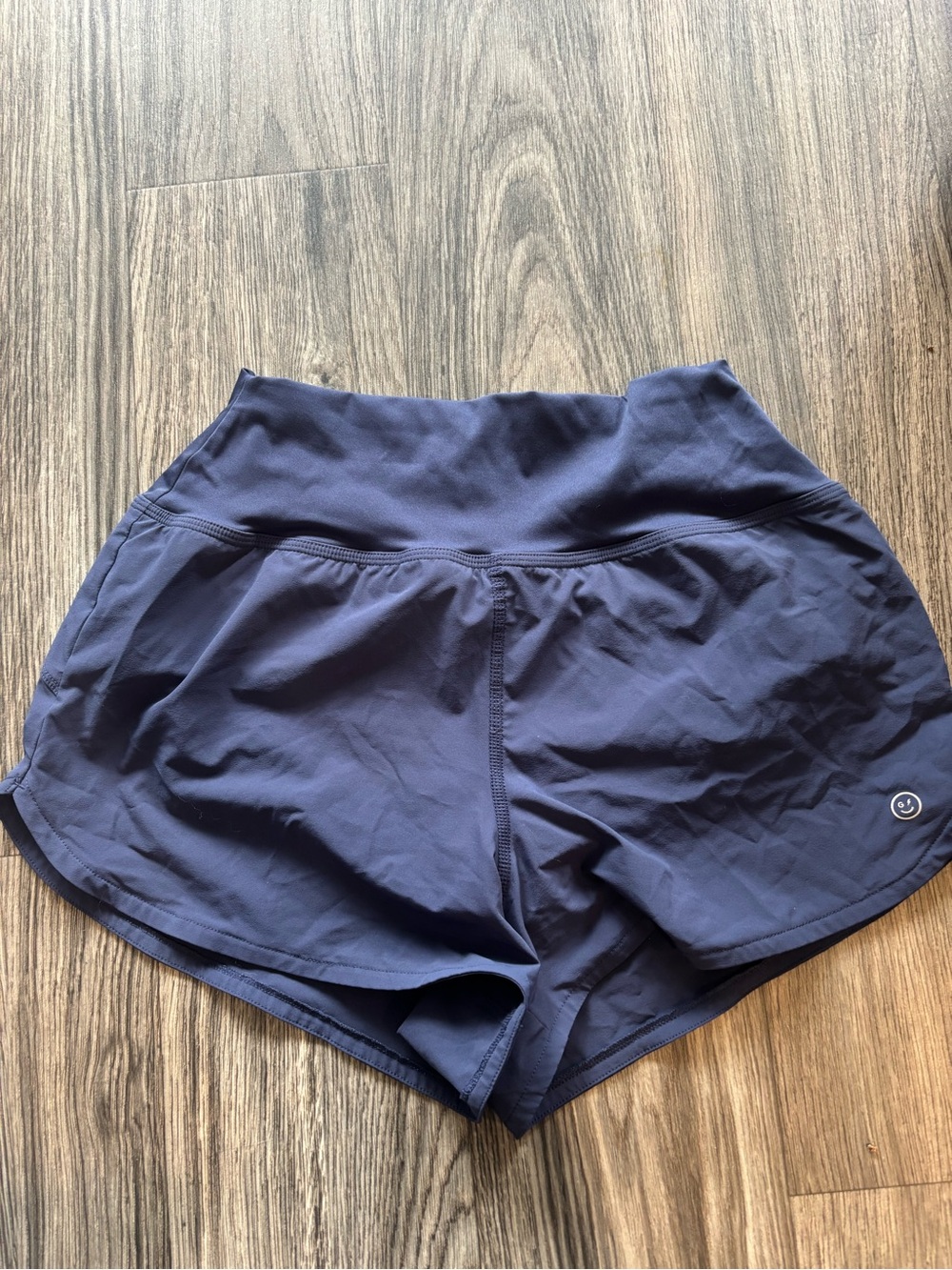 Gilly Hicks Navy High-Waist Athletic Shorts